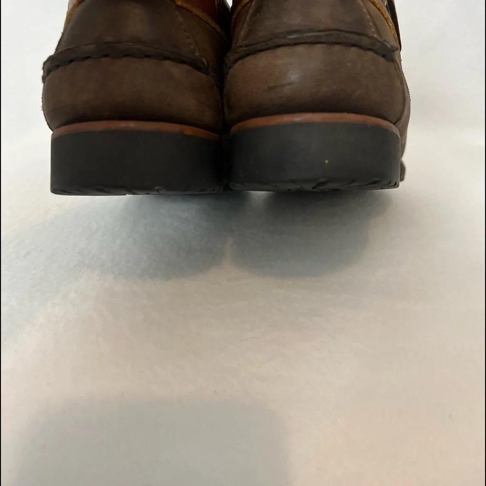 Harbour HC Size 7 1/2D Leather Boat Shoes